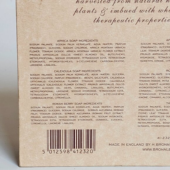 Bronnley Herbarium Guest Soaps 50g BNIP Sealed - Picture 8 of 11
